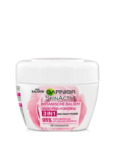 Voorkant verpakking 3-in-1 Balsem met Rozenwater